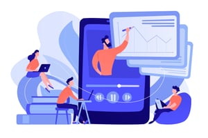 Online ve yüz yüze eğitim modelleri ile hibrit model oluşturu, online eğitim yazılımlarından faydalanın.